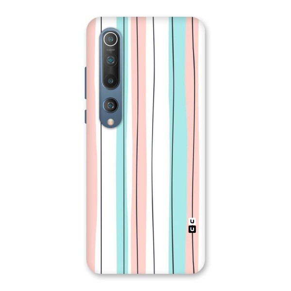 Pastel Tri Stripes Back Case for Mi 10