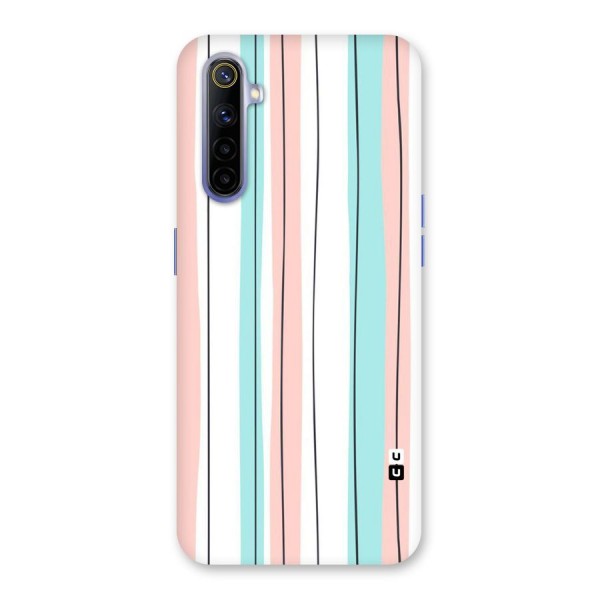 Pastel Tri Stripes Back Case for Realme 6