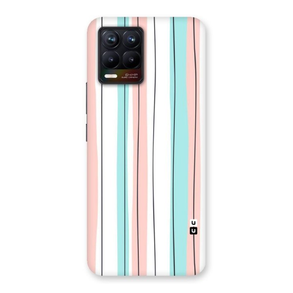 Pastel Tri Stripes Back Case for Realme 8