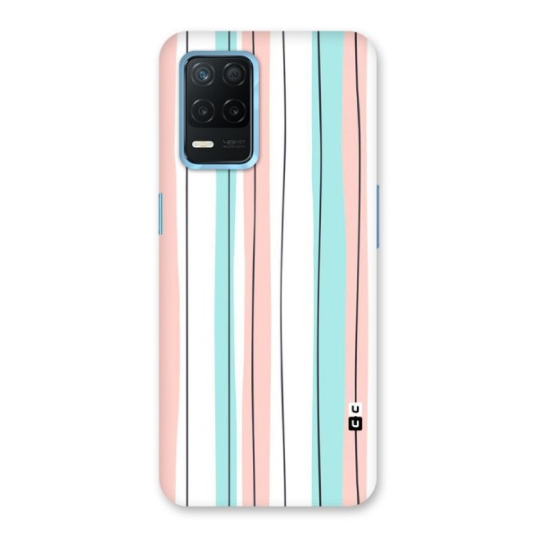 Pastel Tri Stripes Back Case for Realme 8 5G