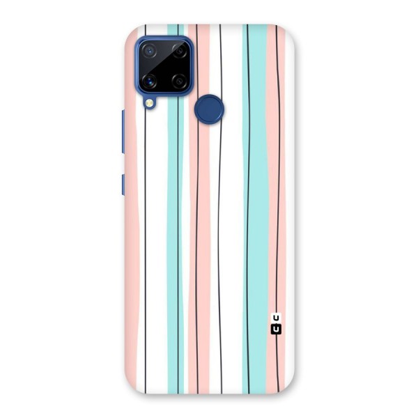 Pastel Tri Stripes Back Case for Realme C12