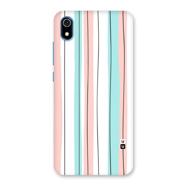 Pastel Tri Stripes Back Case for Redmi 7A