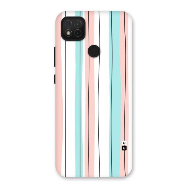 Pastel Tri Stripes Back Case for Redmi 9C