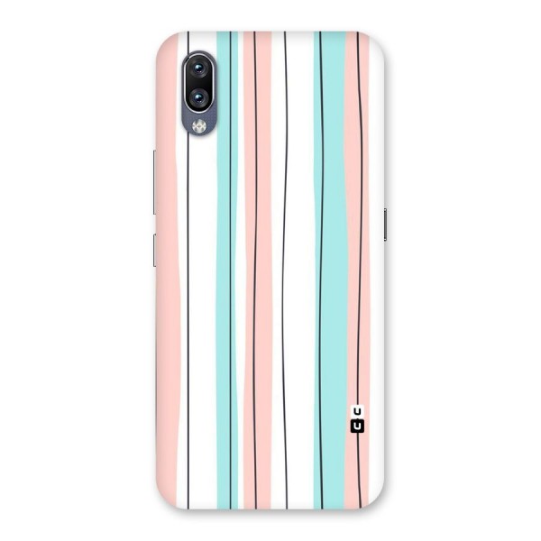 Pastel Tri Stripes Back Case for Vivo NEX