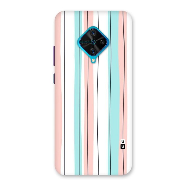 Pastel Tri Stripes Back Case for Vivo S1 Pro