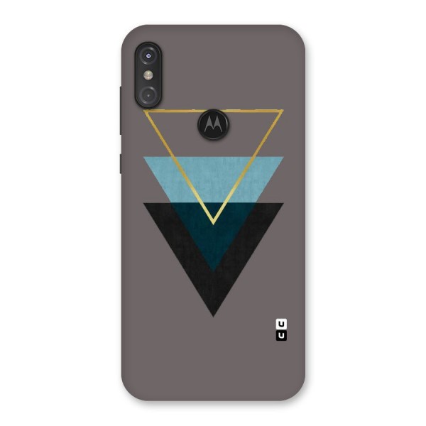 Pastel Triangle Back Case for Motorola One Power