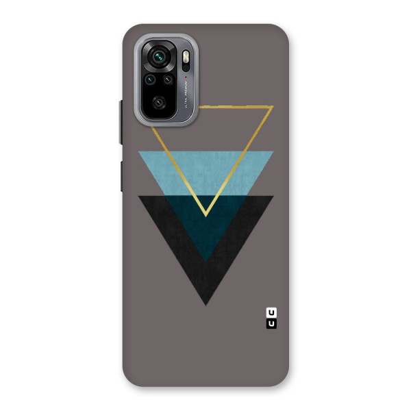 Pastel Triangle Back Case for Redmi Note 10