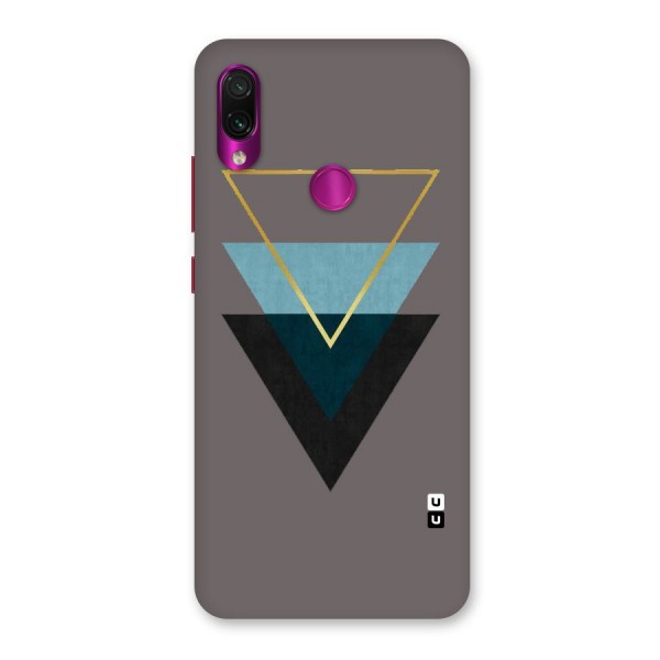 Pastel Triangle Back Case for Redmi Note 7 Pro