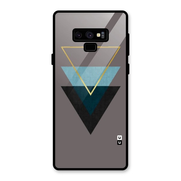 Pastel Triangle Glass Back Case for Galaxy Note 9