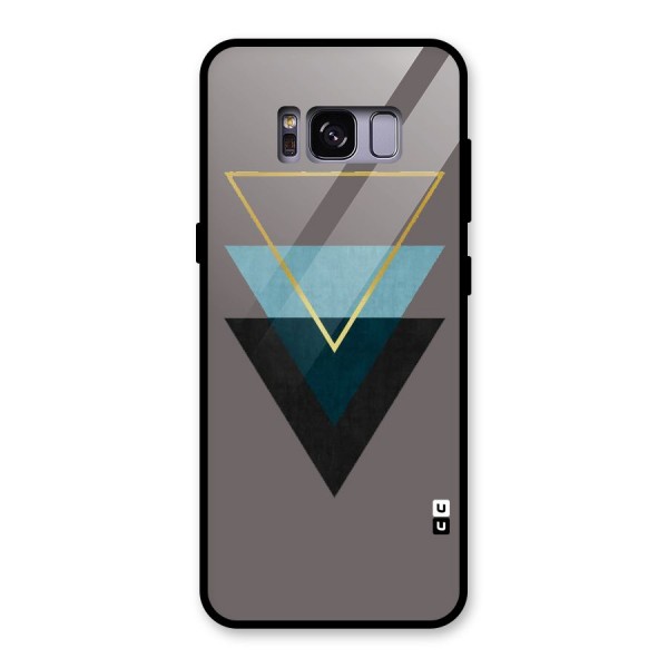 Pastel Triangle Glass Back Case for Galaxy S8