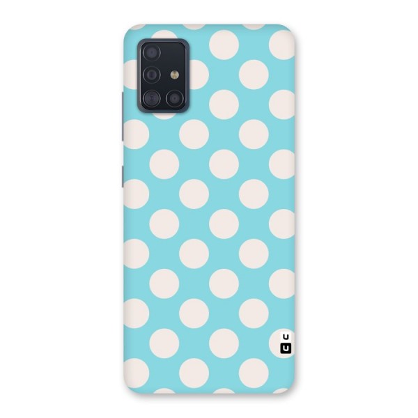 Pastel White Polka Dots Back Case for Galaxy A51