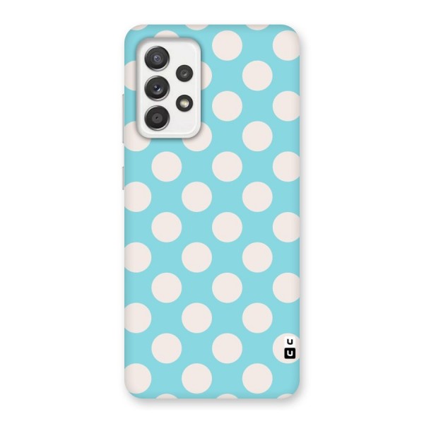 Pastel White Polka Dots Back Case for Galaxy A52