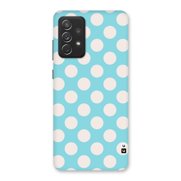 Pastel White Polka Dots Back Case for Galaxy A72