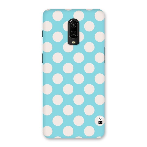 Pastel White Polka Dots Back Case for OnePlus 6T