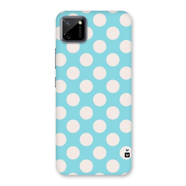 Pastel White Polka Dots Back Case for Realme C11