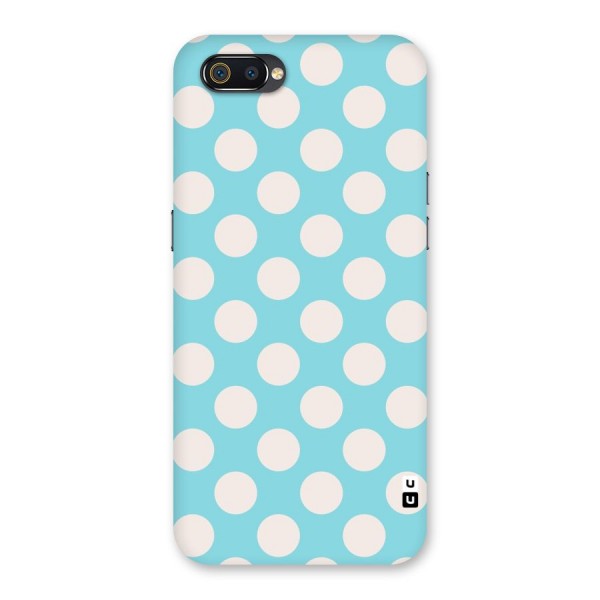 Pastel White Polka Dots Back Case for Realme C2