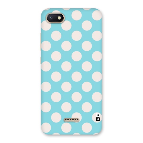 Pastel White Polka Dots Back Case for Redmi 6A