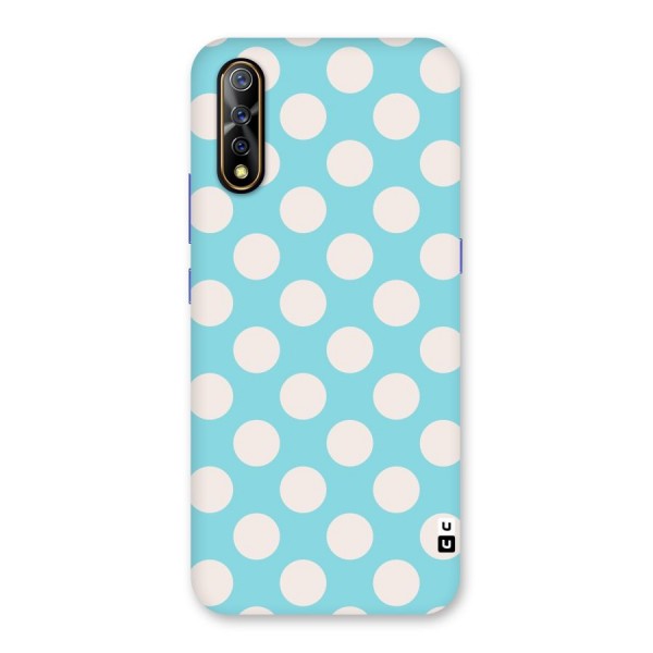 Pastel White Polka Dots Back Case for Vivo S1