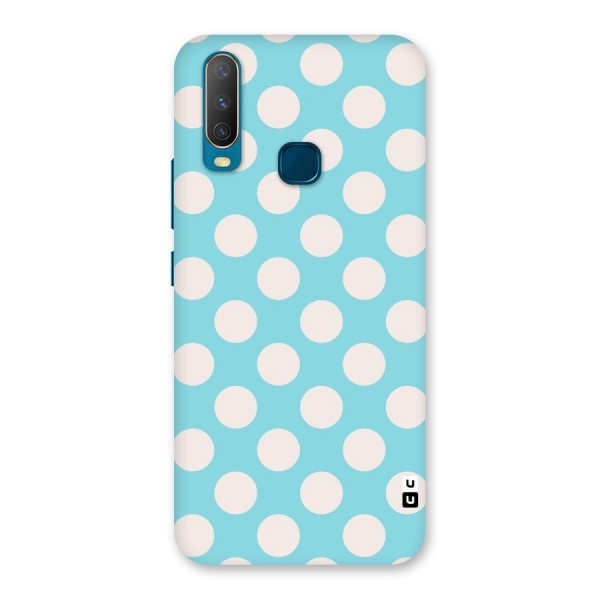 Pastel White Polka Dots Back Case for Vivo Y12