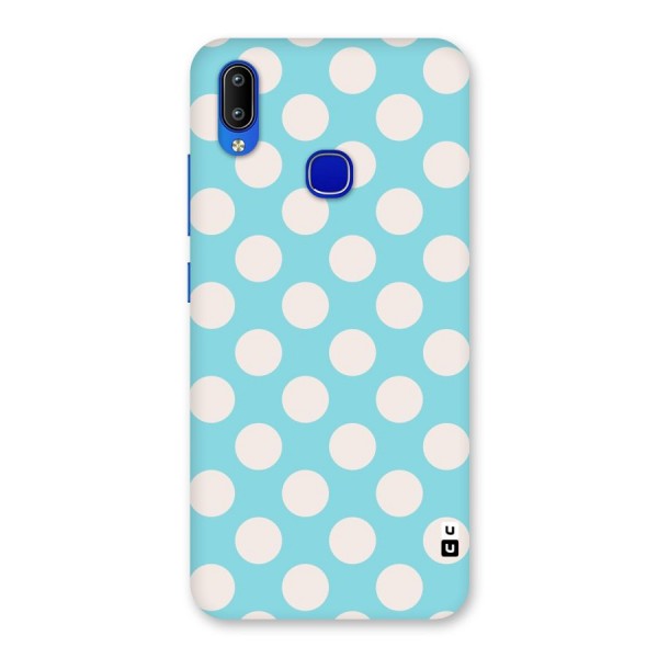 Pastel White Polka Dots Back Case for Vivo Y91