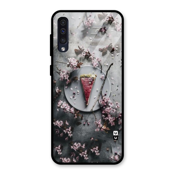 Pastry Florals Glass Back Case for Galaxy A30s