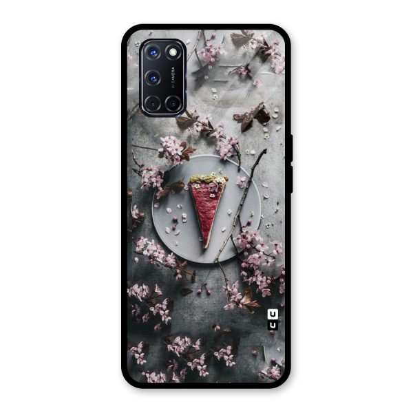 Pastry Florals Glass Back Case for Oppo A52