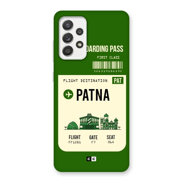 Patna Boarding Pass Back Case for Galaxy A52