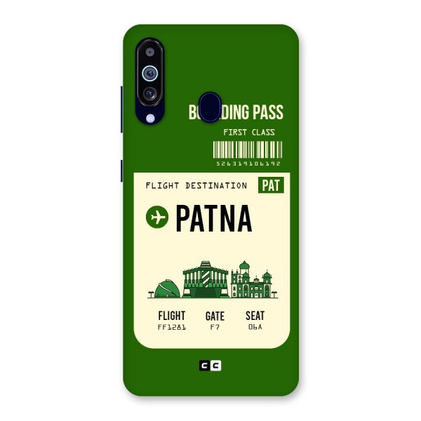 Patna Boarding Pass Back Case for Galaxy A60