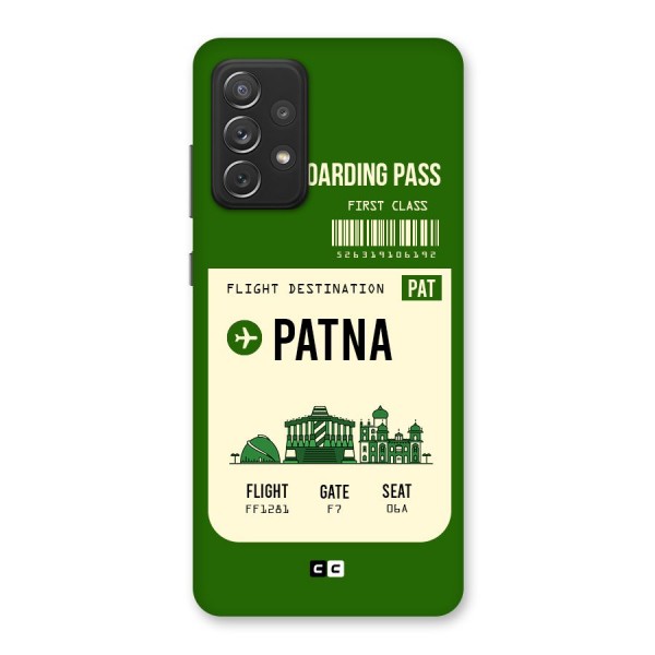 Patna Boarding Pass Back Case for Galaxy A72