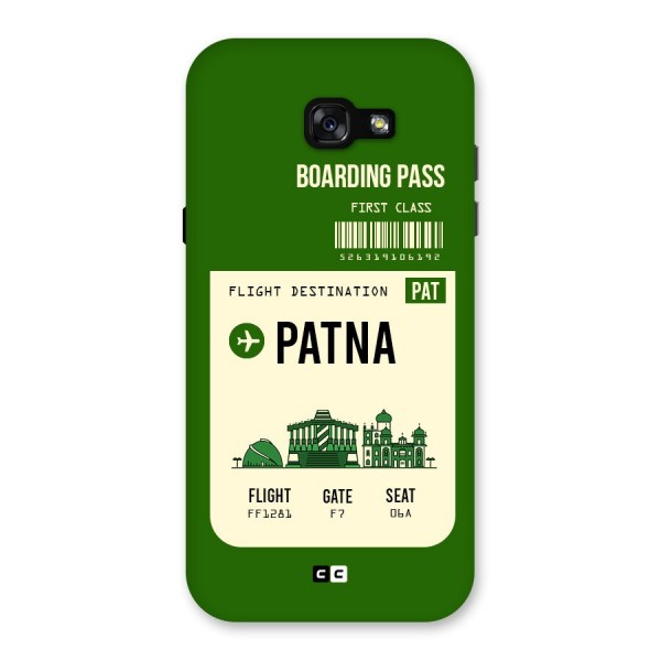 Patna Boarding Pass Back Case for Galaxy A7 (2017)