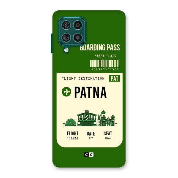 Patna Boarding Pass Back Case for Galaxy F62