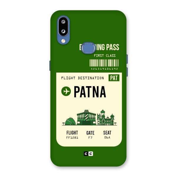 Patna Boarding Pass Back Case for Galaxy M01s