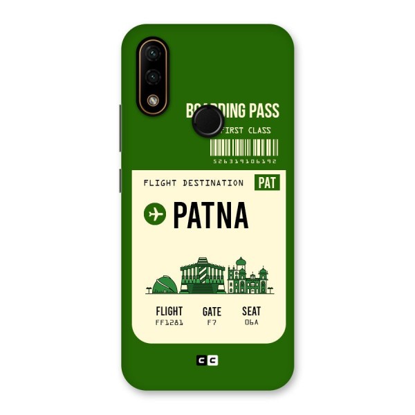 Patna Boarding Pass Back Case for Lenovo A6 Note