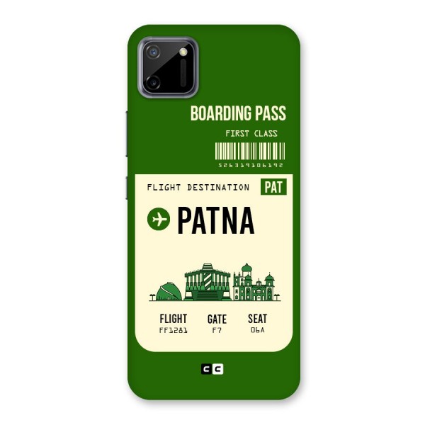 Patna Boarding Pass Back Case for Realme C11