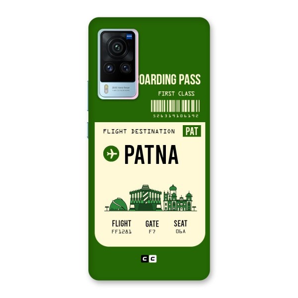 Patna Boarding Pass Back Case for Vivo X60 Pro