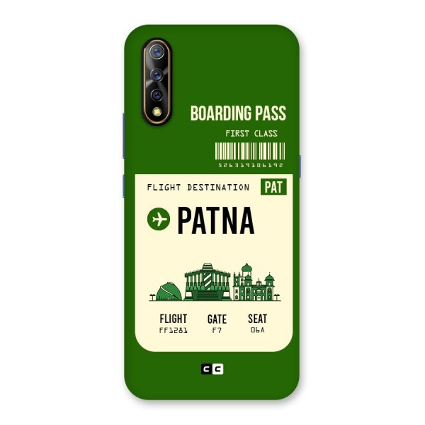 Patna Boarding Pass Back Case for Vivo Z1x