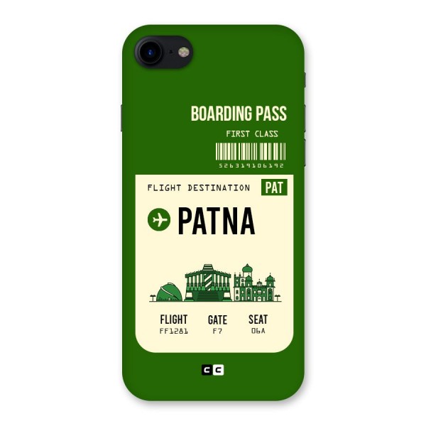 Patna Boarding Pass Back Case for iPhone SE 2020