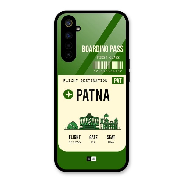 Patna Boarding Pass Glass Back Case for Realme 6i