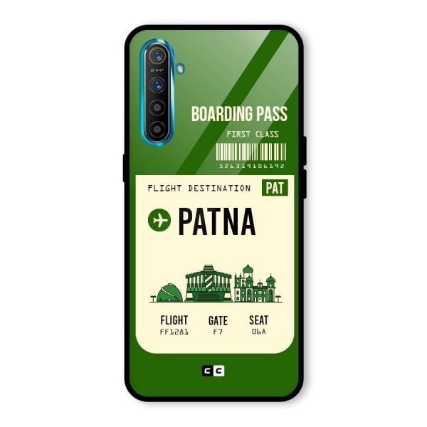 Patna Boarding Pass Glass Back Case for Realme XT