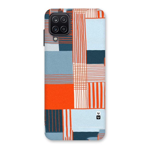 Pattern In Lines Back Case for Galaxy A12