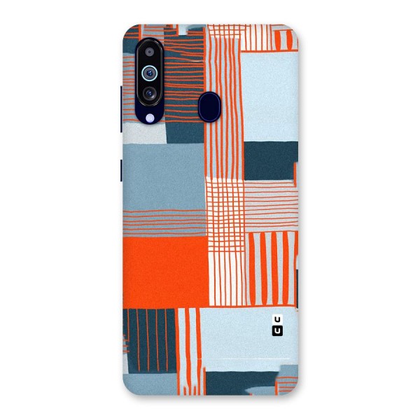 Pattern In Lines Back Case for Galaxy A60