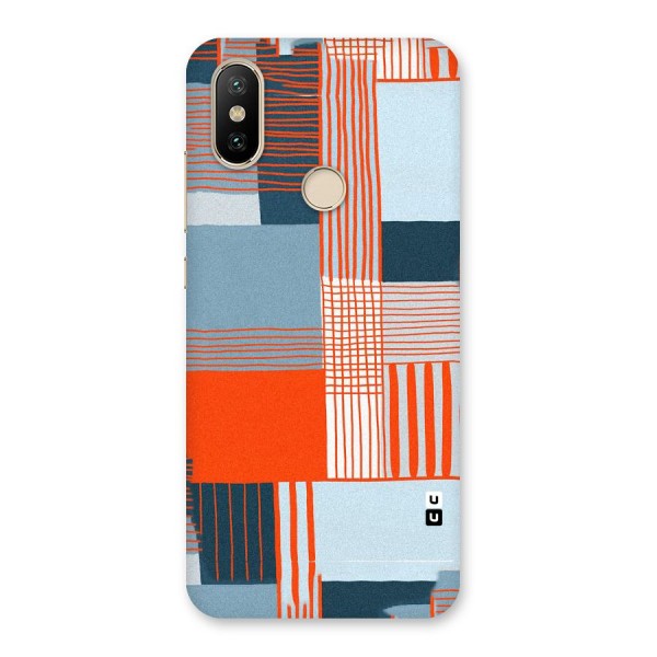 Pattern In Lines Back Case for Mi A2