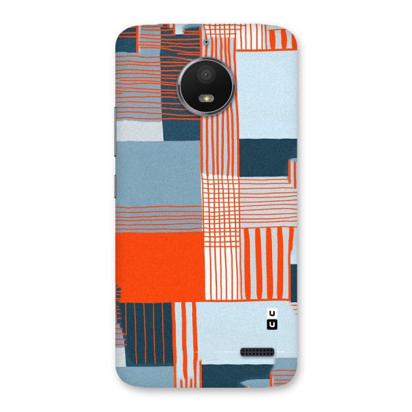 Pattern In Lines Back Case for Moto E4