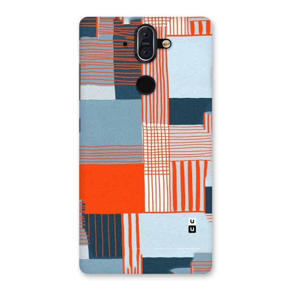 Pattern In Lines Back Case for Nokia 8 Sirocco