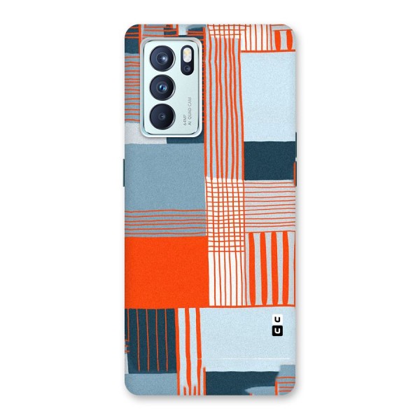 Pattern In Lines Back Case for Oppo Reno6 Pro 5G
