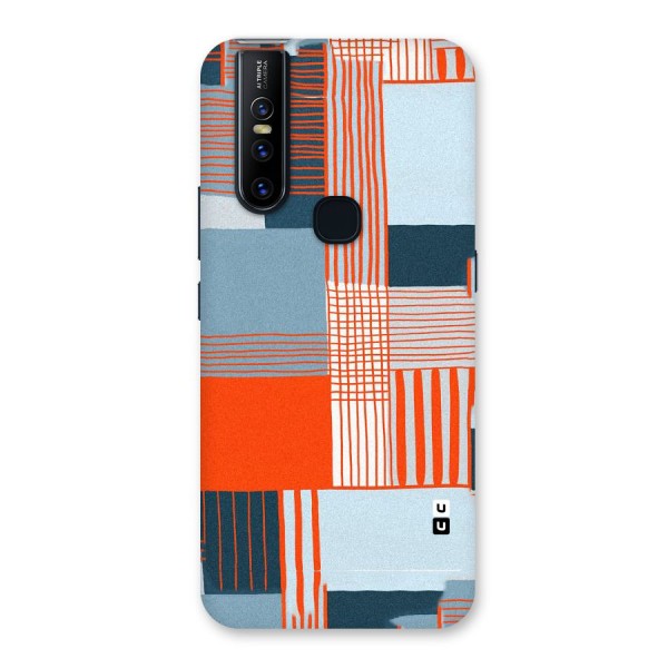 Pattern In Lines Back Case for Vivo V15