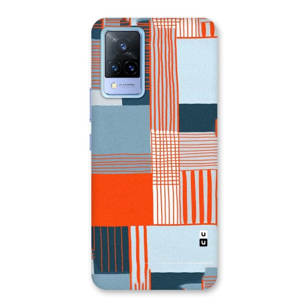 Pattern In Lines Back Case for Vivo V21 5G