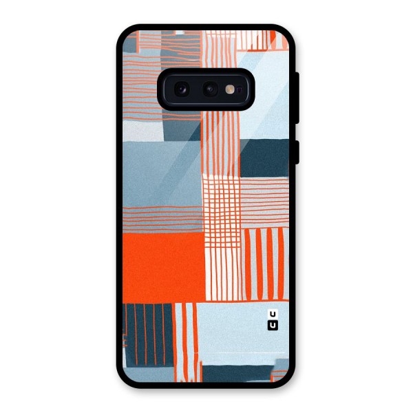 Pattern In Lines Glass Back Case for Galaxy S10e