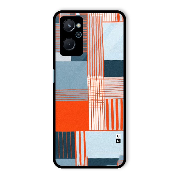 Pattern In Lines Glass Back Case for Realme 9i