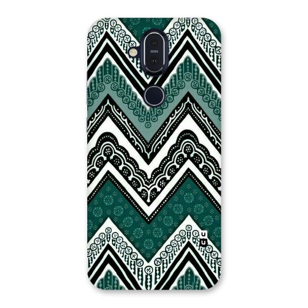 Patterned Chevron Back Case for Nokia 8.1